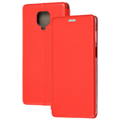 Книга Premium Xiaomi Redmi Note 9s/Note 9 Pro (красный)