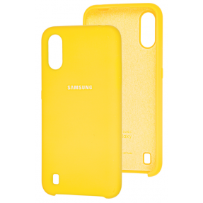 Чохол Silky Samsung Galaxy A01 (жовтий)