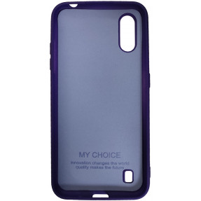 Чохол Silicone Case Samsung Galaxy A01 (фіолетовий)