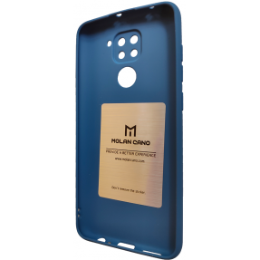 Чохол Molan Xiaomi Redmi Note 9 (темно-синій)