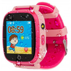 Дитячий розумний годинник AmiGo GO001 iP67 (Pink)