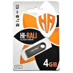 Флешка USB Hi-Rali Shuttle series 4gb (Black)