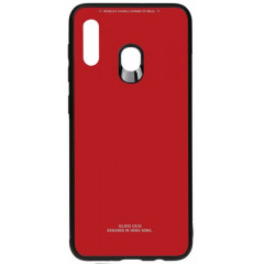 Чохол Glass Case Samsung Galaxy A20 / A30 (червоний)