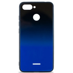 Чохол Glass Case Gradient Xiaomi Redmi 6 (Blue Abyss)