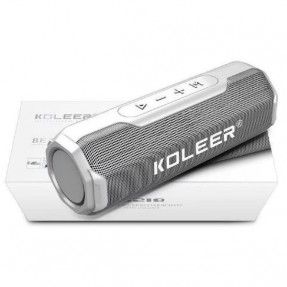 Bluetooth колонка Koleer S218 (Silver)
