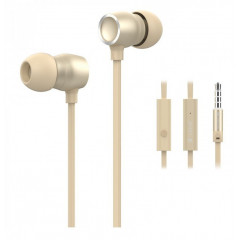 Вакуумні навушники-гарнітура Celebrat N1 (Gold)