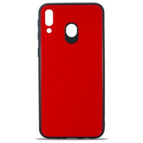 Чохол Glass Case Samsung M20-2019 (червоний)