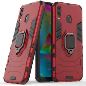 Чохол Armor + підставка Samsung Galaxy M20 (червоний)