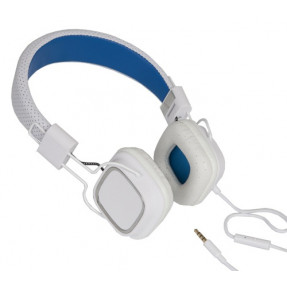 Накладні навушники Gemix Clarcs (White/Blue)