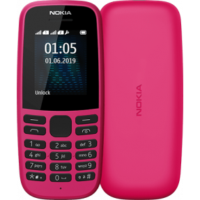 Nokia 105 Dual Sim 2019 (Pink) TA-1174