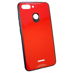 Чохол Glass Case Xiaomi Redmi 6 (червоний)
