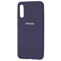 Чохол Silicone Case Samsung Galaxy A70 (темно-синій)