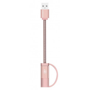 Кабель Joyroom S-M329 Metal Micro USB (рожевий)