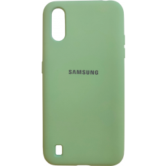 Чохол Silky Samsung Galaxy A01 (салатовий)