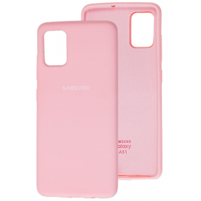 Чохол Silicone Case Samsung Galaxy A51 (рожевий)