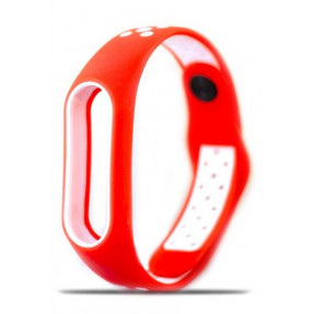 Ремінець для Xiaomi Band 2 Mijobs Sport (red-white)