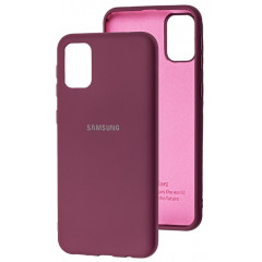 Чохол Silicone Case Samsung Galaxy A31 (бордовий)