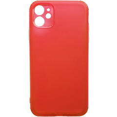 Чохол посилений матовий iPhone 11 (червоний)