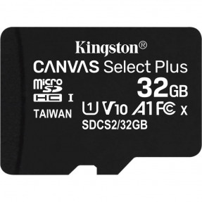 Карта пам'яті Kingston Canvas Select Plus A1 micro SD 32gb (10cl)