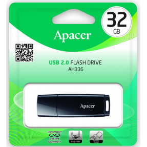 Флешка USB Apacer AH336 32Gb (Black)