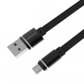 Кабель Konfulon S76 Micro USB (чорний) 1m