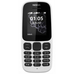 Nokia 105 Single Sim (White) TA-1010 
