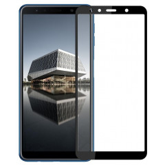 Скло Samsung A750F Galaxy A7 2018 (3D Black)