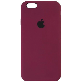 Чохол Silicone Case iPhone 6 Plus/6s Plus (бордовий)