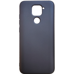 Чехол Silicone Case Lite Xiaomi Redmi Note 9 (тёмно-серый)