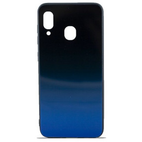 Чохол Glass Case Gradient Samsung A20 / A30 (Blue Abyss)