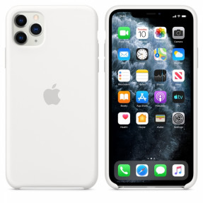 Чохол Silicone Case iPhone 11 Pro (білий)