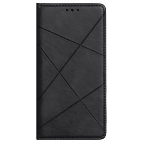 Книга Business Leather Xiaomi Redmi Note 9 (чорний)