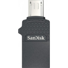 Флешка USB SanDisk micro OTG 64Gb (Black)