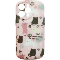 Case Pink Cat Camera Protection for iPhone 11 Pro Max