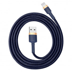Кабель Baseus Cafule Cable for Lightning 1.5A 2m (Blue-Gold) CALKLF-CV3