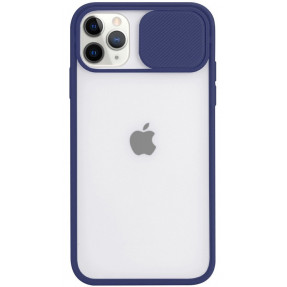 Чохол Camshield TPU матовий iPhone 11 Pro Max (синій)