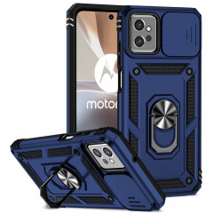 Чохол Camshield Serge Ring + підставка Motorola G32 (синій) 