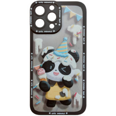 Case Cute Animals for iPhone 12 Pro Max (Black)