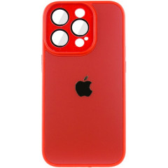 Silicone Case 9D-Glass Mate Box iPhone 12 Pro (Red)