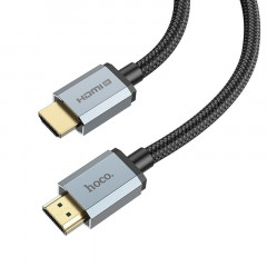 HDMI кабель HOCO US03 HDMI 2.0 Male to Male 4K HD data cable 1m. Black