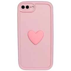 Case 3D Coffee Love for iPhone 7/8 Plus Pink