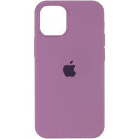 Чохол Silicone Case iPhone 12/12 Pro (ліловий)
