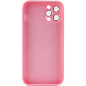 Silicone Case 9D-Glass Box iPhone 11 Pro Max (Chanel pink)