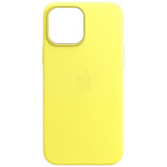 Чохол Leather Case iPhone 12 Pro Max (Yellow)