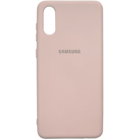 Чохол Silicone Case Samsung A02 (бежевий)