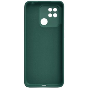 Чохол Silicone Case Xiaomi Redmi 10A / Redmi 9C (темно-зелений)