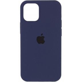 Чохол Silicone Case iPhone 12/12 Pro (темно-синій)