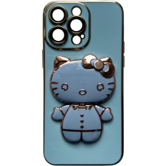 Чохол + підставка Hello Kitty iPhone 11 Pro (Light Blue)