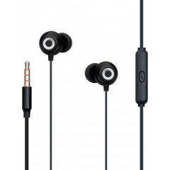 Вакуумні навушники-гарнітура Celebrat D5 (Black)