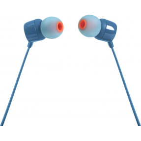 Вакуумні навушники-гарнітура JBL T110 (Blue) JBLT110BLU